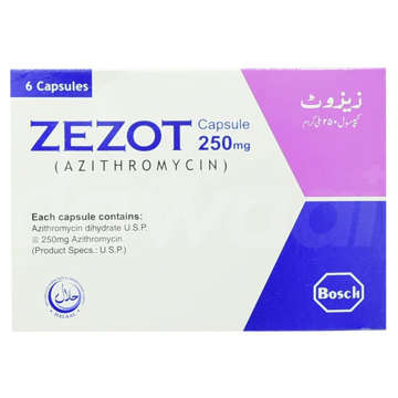Picture of Zezot 250mg Cap 6x1s